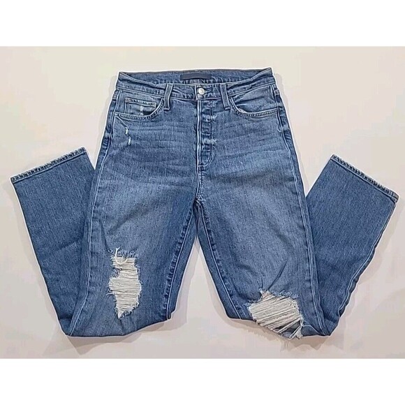 Joe's Jeans The Honor High Rise Vintage Straight Jeans Button Fly Size 27 - Picture 1 of 16